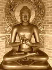 Buddha&nbsp;Sarnath-sepia